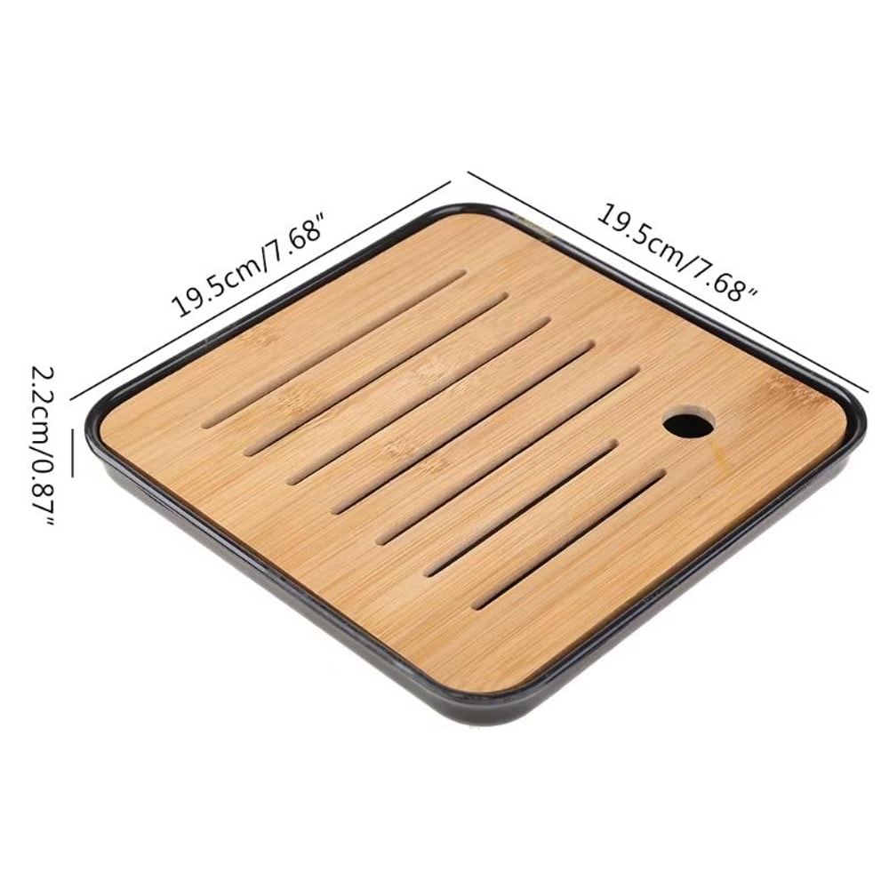 Mini Bamboo Gongfu Tea Tray 5