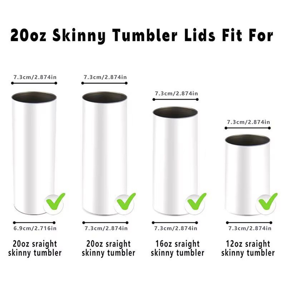 Clear SpillProof 20oz Tumbler Replacement Lid 1 Or 2 Pack 2