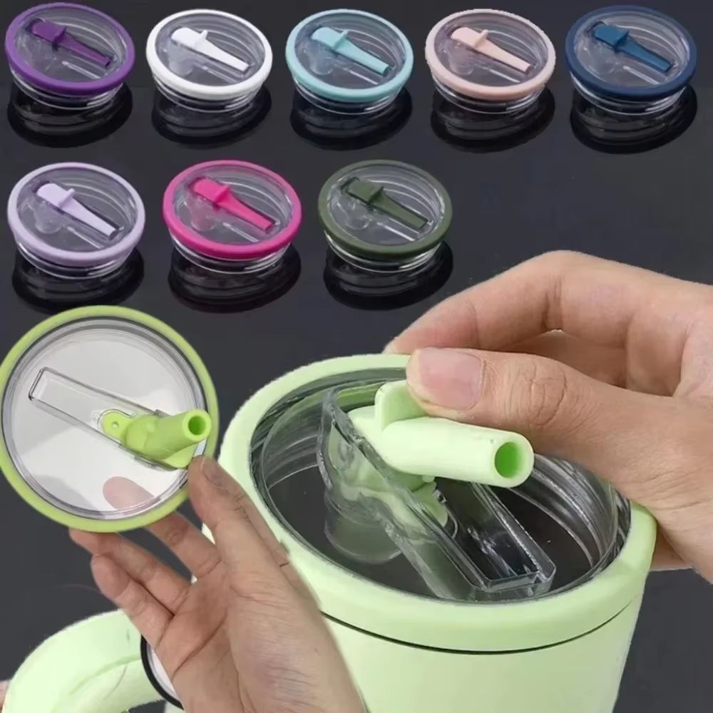 Clear SpillProof 40 Oz Tumbler Lid Replacement Cover For Travel Cups 0