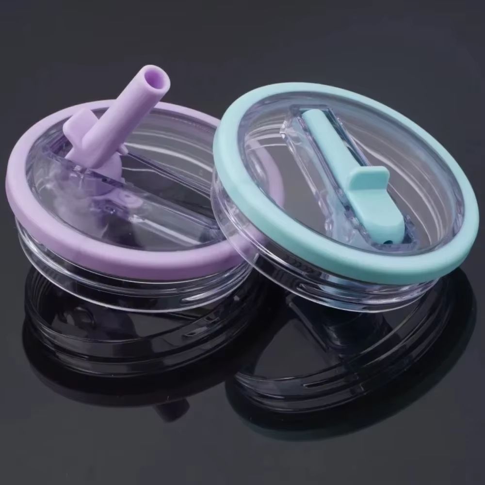Clear SpillProof 40 Oz Tumbler Lid Replacement Cover For Travel Cups 1