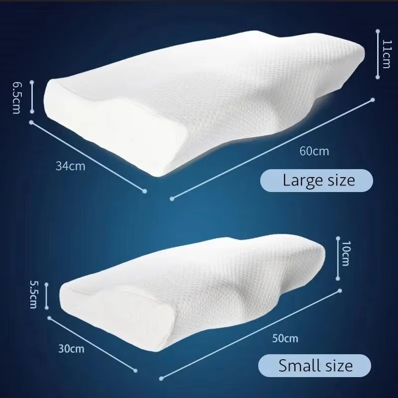 Butterfly Memory Foam Orthopedic Pillow – Cervical Neck Support with Slow Rebound for Pain Relief & Better Sleep