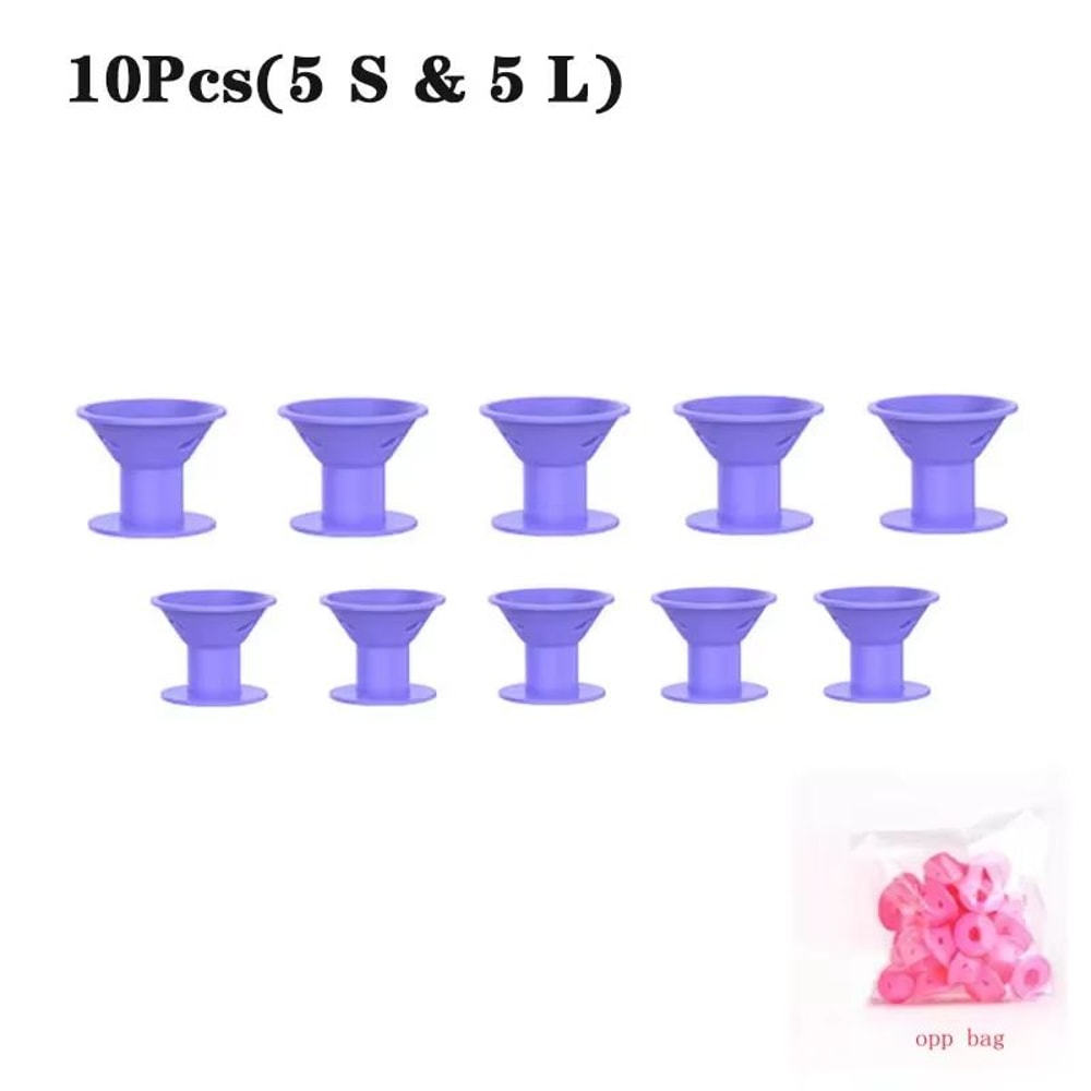 Silicone Heatless Curlers Set For Effortless Curls 8