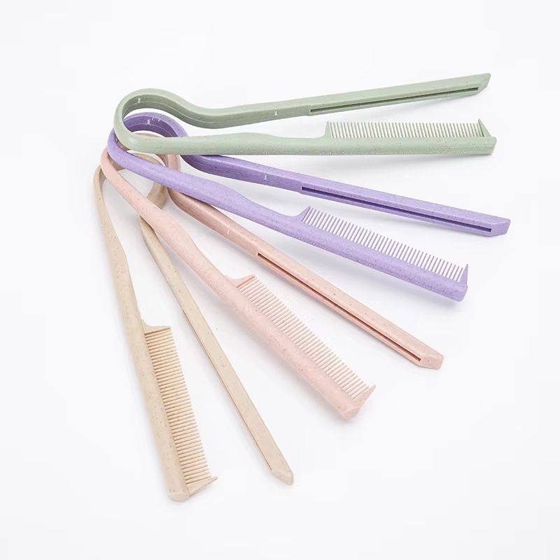 Eco Wheat Straw V Shape Straightening Comb 1