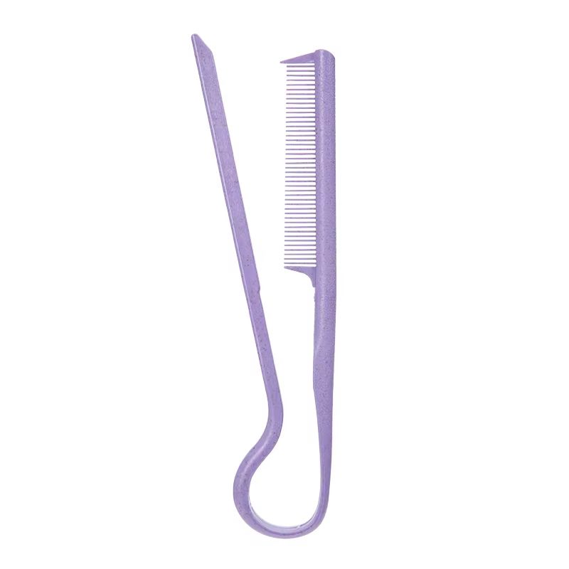 Eco Wheat Straw V Shape Straightening Comb 9