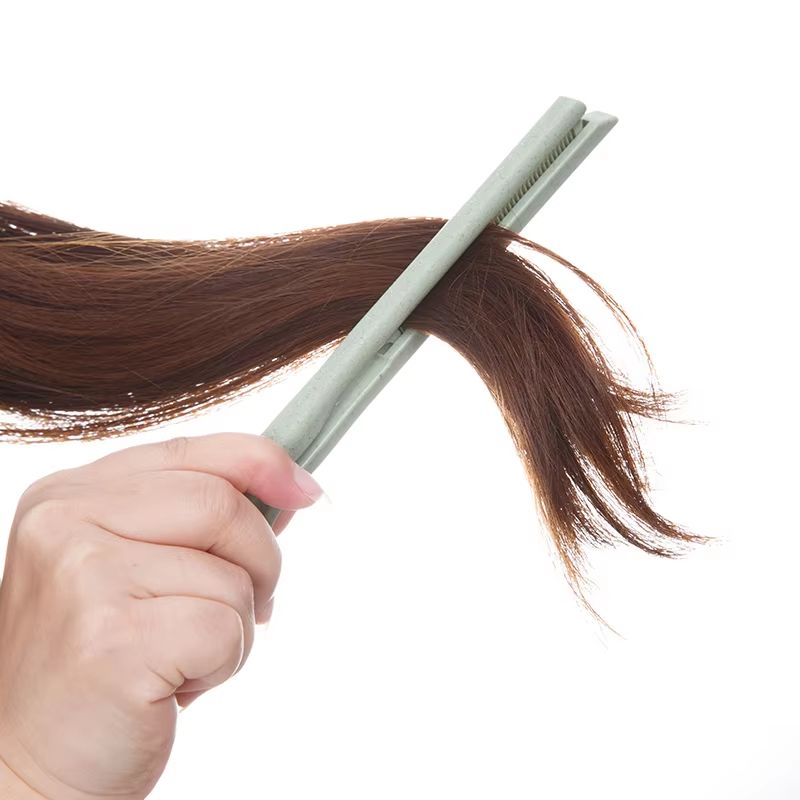 Eco Wheat Straw V Shape Straightening Comb 5