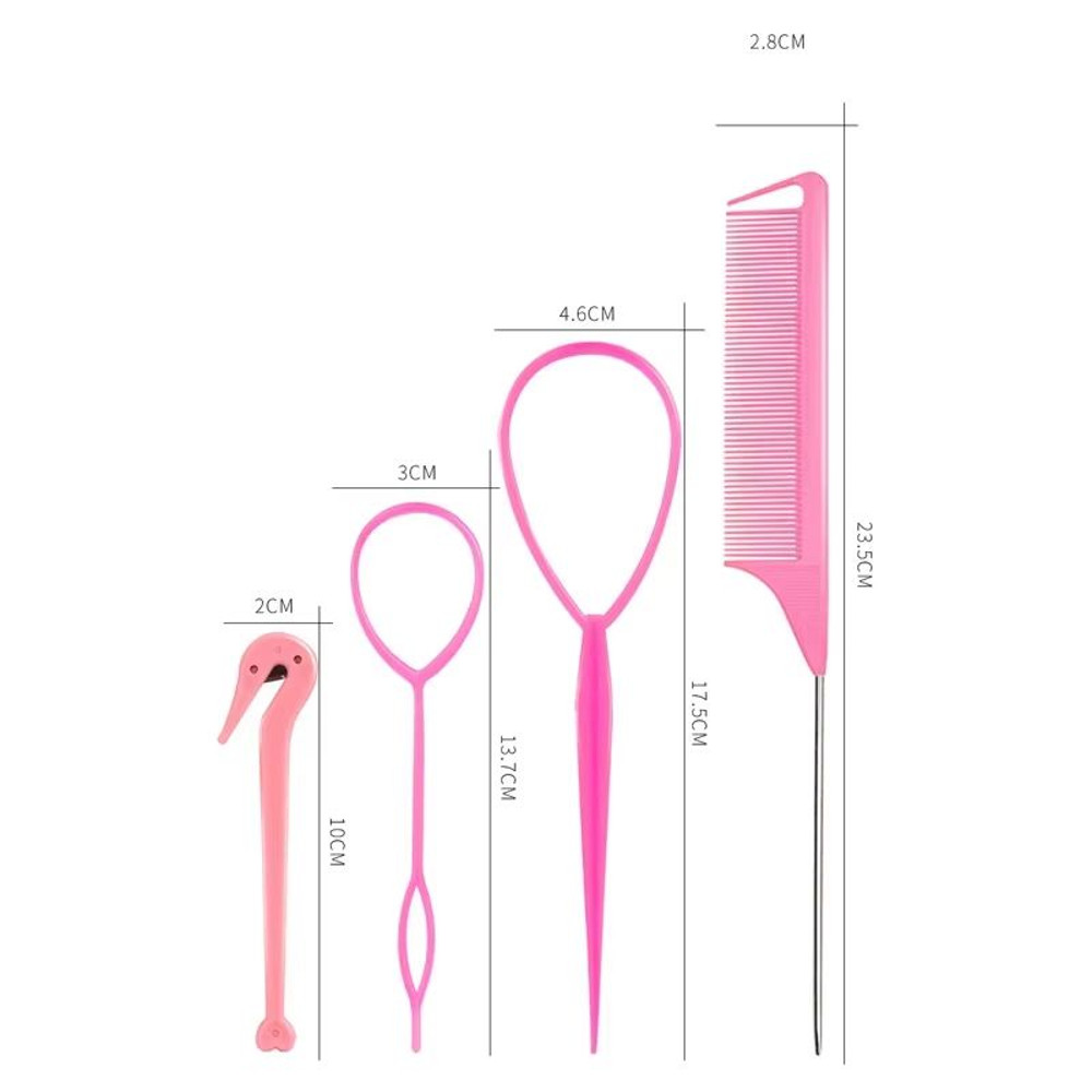 EasyBraid French Tool Loop Hair Styling Set 5