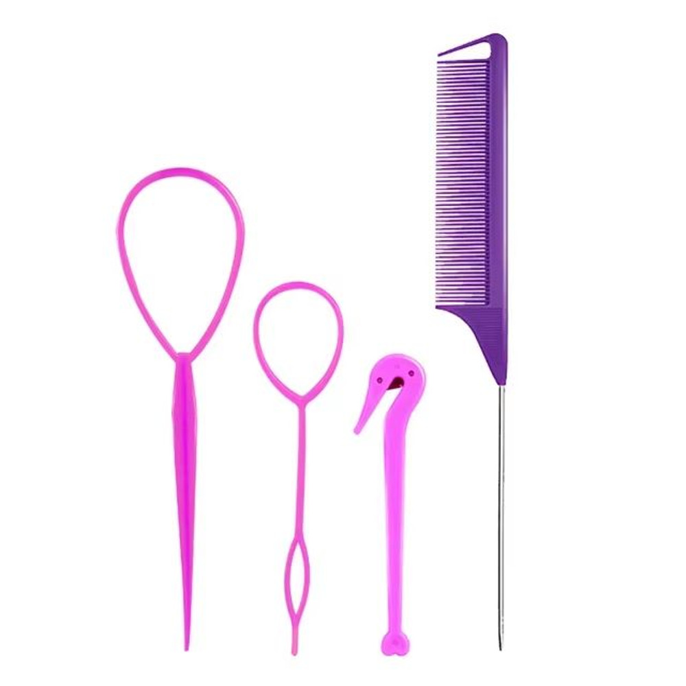 EasyBraid French Tool Loop Hair Styling Set 6