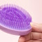 Compact Travel Egg Hairbrush With Scalp Massage 1