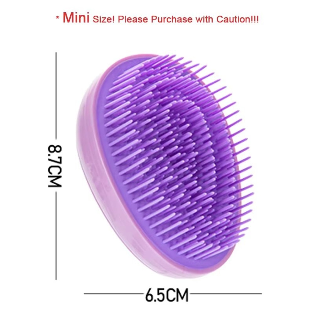 Compact Travel Egg Hairbrush With Scalp Massage 4