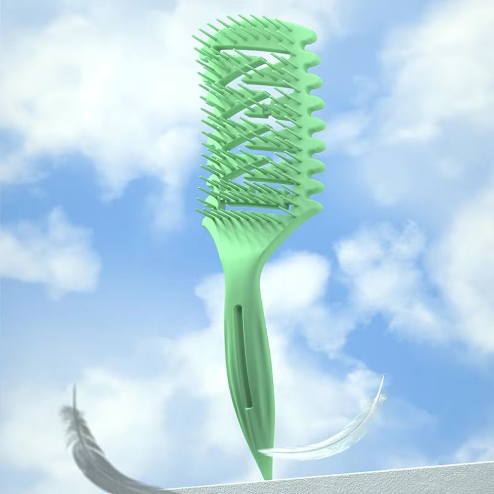 WANMEI Hollow Detangling Brush For Curly Wet Hair 7