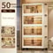 Foldable Multi Layer Rolling Storage Cabinet Organizer 8