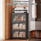 2240in Foldable Double Door Multi Layer Storage Box Organizer 1