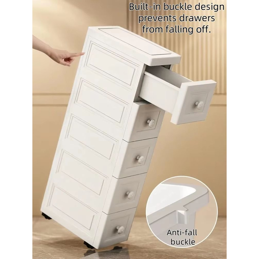 NarrowFit Slim Kitchen And Bathroom Storage Box 4