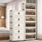 48cm Wide Foldable Rolling Storage Cabinet 1890in With Wheels 36 Tier For Home Organization 0