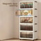 48cm Wide Foldable Rolling Storage Cabinet 1890in With Wheels 36 Tier For Home Organization 2