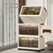 48cm Wide Foldable Rolling Storage Cabinet 1890in With Wheels 36 Tier For Home Organization 3