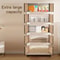 48cm Wide Foldable Rolling Storage Cabinet 1890in With Wheels 36 Tier For Home Organization 4