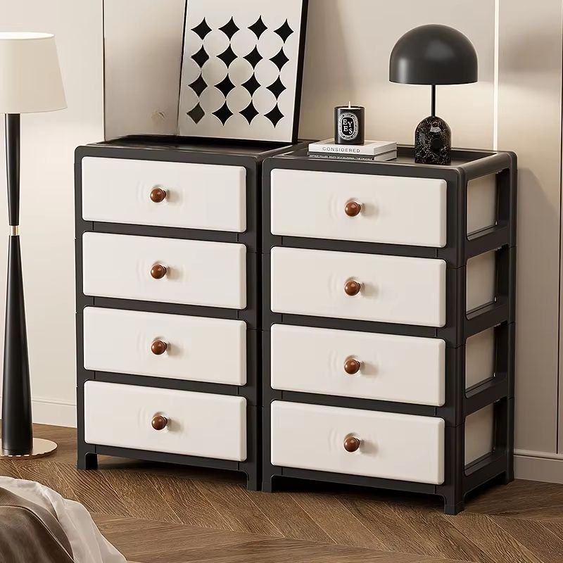 Clear MultiColor 138 In Drawer Storage Cabinet 36 Tier With Wheels 1