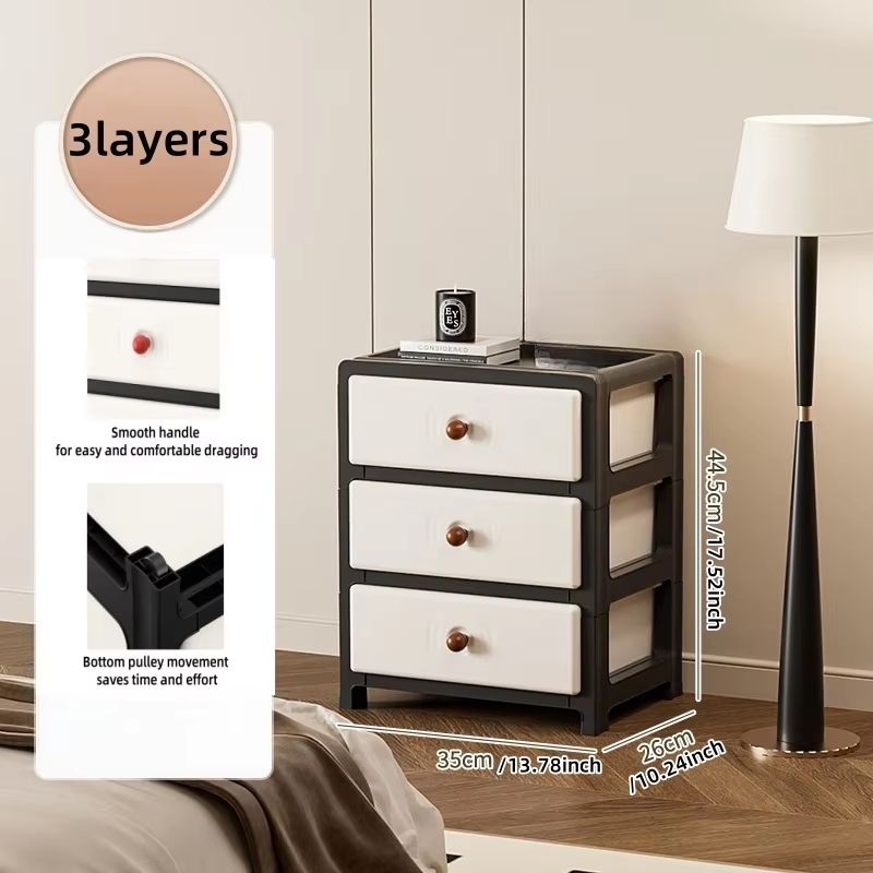 Clear MultiColor 138 In Drawer Storage Cabinet 36 Tier With Wheels 13