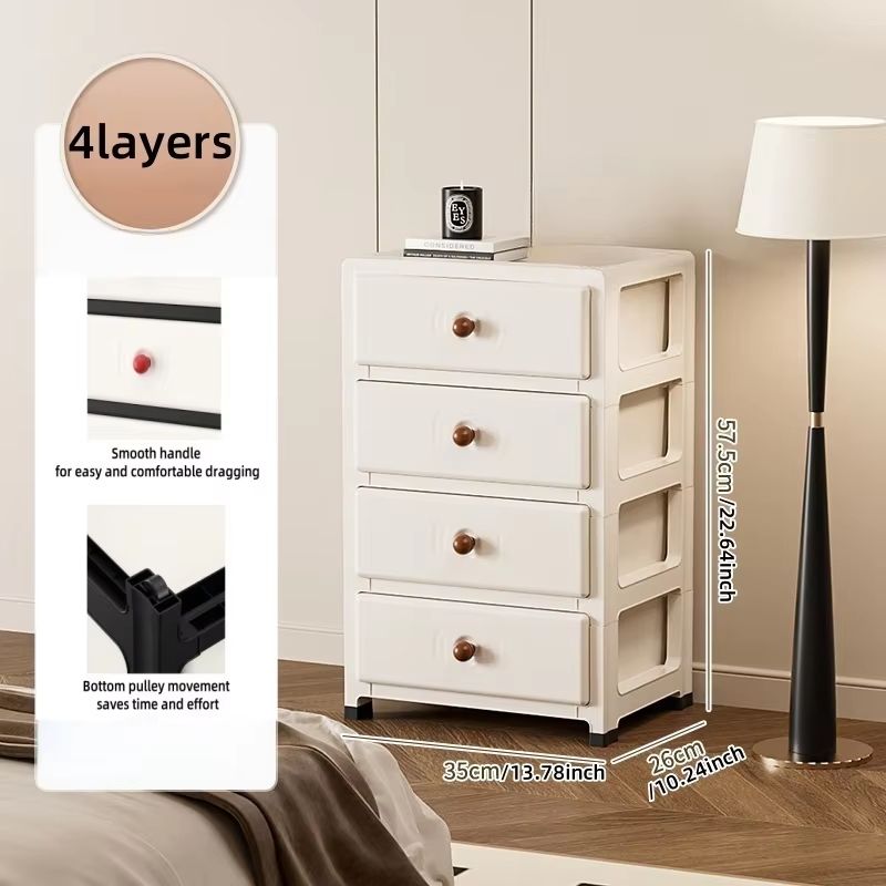 Clear MultiColor 138 In Drawer Storage Cabinet 36 Tier With Wheels 14