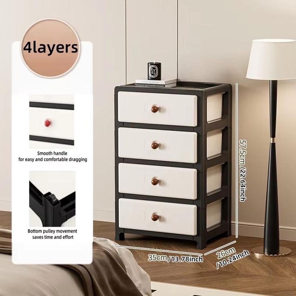 Clear MultiColor 138 In Drawer Storage Cabinet 36 Tier With Wheels 16