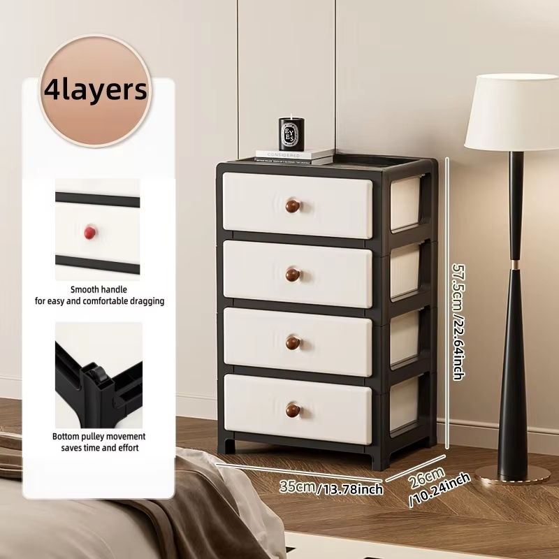 Clear MultiColor 138 In Drawer Storage Cabinet 36 Tier With Wheels 16