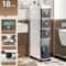 SlimSpace 18 Cm Narrow MultiTier Storage Cabinet For Small Spaces 9