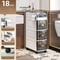 SlimSpace 18 Cm Narrow MultiTier Storage Cabinet For Small Spaces 11