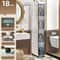 SlimSpace 18 Cm Narrow MultiTier Storage Cabinet For Small Spaces 16