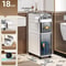 SlimSpace 18 Cm Narrow MultiTier Storage Cabinet For Small Spaces 17