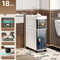 SlimSpace 18 Cm Narrow MultiTier Storage Cabinet For Small Spaces 6