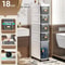 SlimSpace 18 Cm Narrow MultiTier Storage Cabinet For Small Spaces 8