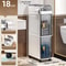 SlimSpace 18 Cm Narrow MultiTier Storage Cabinet For Small Spaces 21