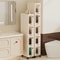Slim Mobile Storage Cabinet Narrow Drawer Organizer Rolling Cart For Kitchen Bathroom And Living Ro 0