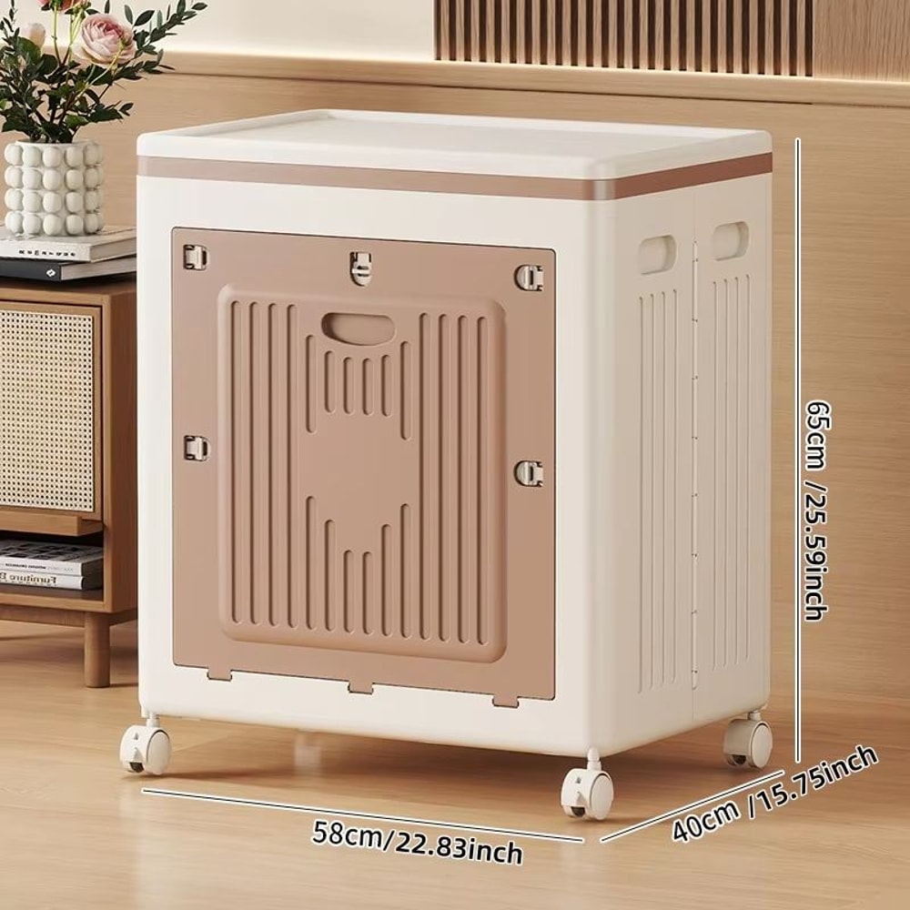 2283 Inches Foldable Storage Bin With Wheels 9