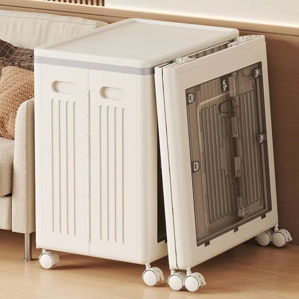 2283 Inches Foldable Storage Bin With Wheels 5