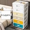 36 Tier Large Capacity Storage Cabinet Space Saving Organizer For Living Room Bedroom And Study 8