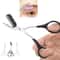 PrecisionTrim Stainless Steel Eyebrow Scissors With Comb 0