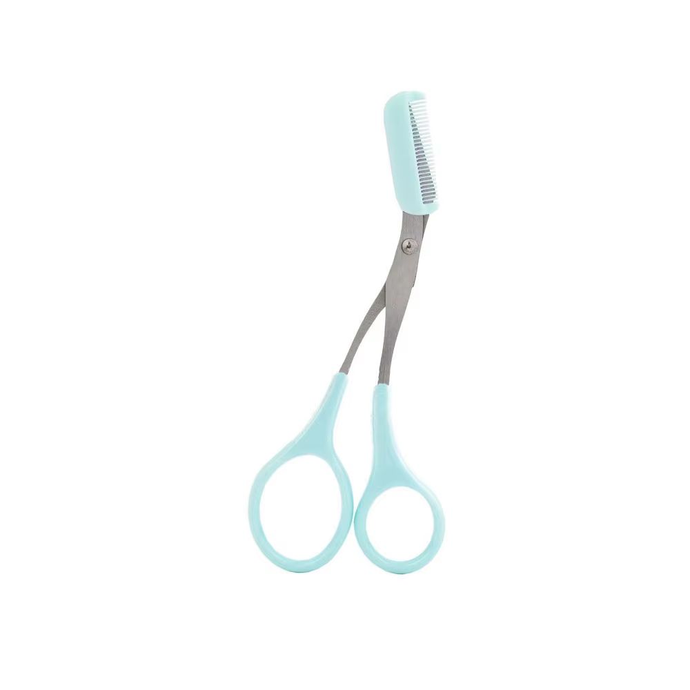 PrecisionTrim Stainless Steel Eyebrow Scissors With Comb 9
