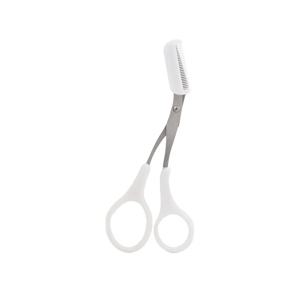 PrecisionTrim Stainless Steel Eyebrow Scissors With Comb 6