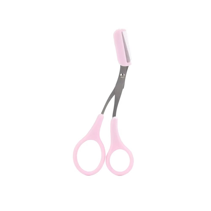 PrecisionTrim Stainless Steel Eyebrow Scissors With Comb 10