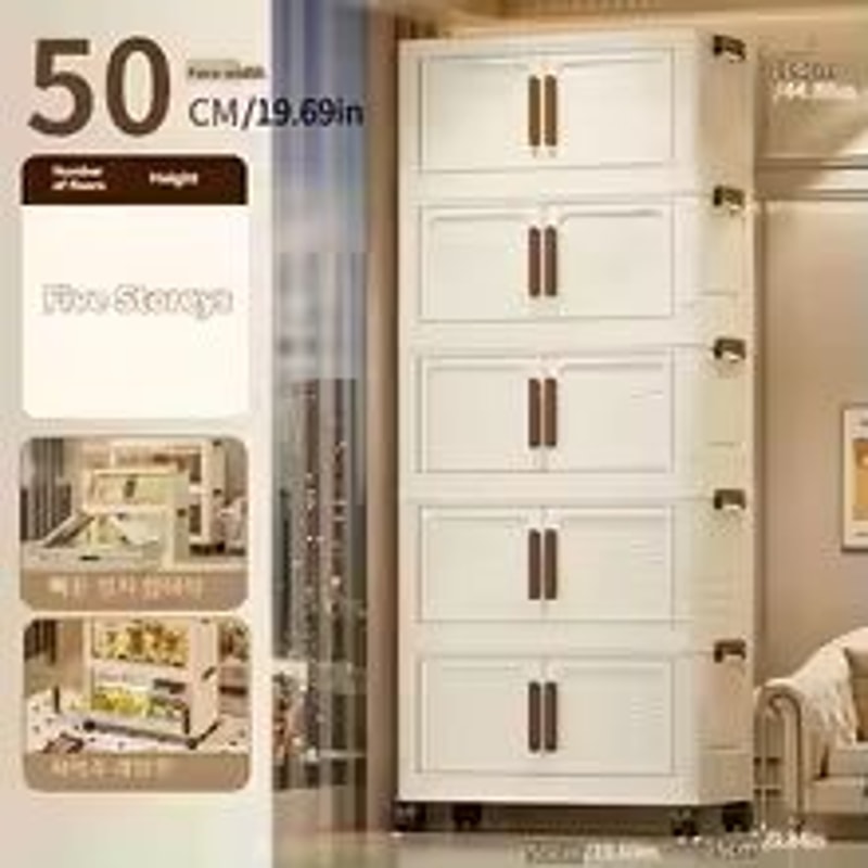 StackEase Waterproof Stackable Storage Bins With Lids And Doors 8