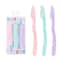 Karsyngirl 3pcs Fold Eyebrow Trimmer Scissors Hair Remover Eyebrow Comb Razor Clip Makeup Tools For