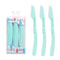 Karsyngirl 3pcs Fold Eyebrow Trimmer Scissors Hair Remover Eyebrow Comb Razor Clip Makeup Tools For