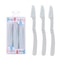 Karsyngirl 3pcs Fold Eyebrow Trimmer Scissors Hair Remover Eyebrow Comb Razor Clip Makeup Tools For
