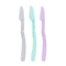 Karsyngirl 3pcs Fold Eyebrow Trimmer Scissors Hair Remover Eyebrow Comb Razor Clip Makeup Tools For