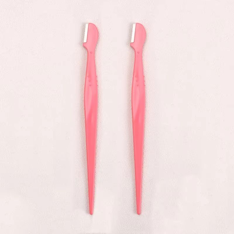 Karsyngirl Straight Handle Round Head Eyebrow Trimmer Set Gentle AntiScratch Razor For Brows And F 10