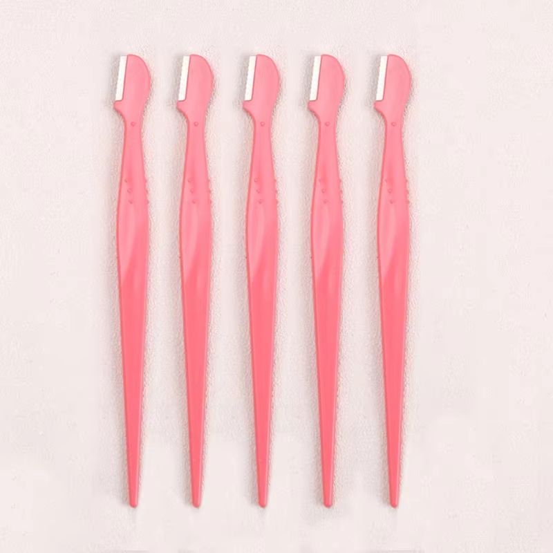 Karsyngirl Straight Handle Round Head Eyebrow Trimmer Set Gentle AntiScratch Razor For Brows And F 13