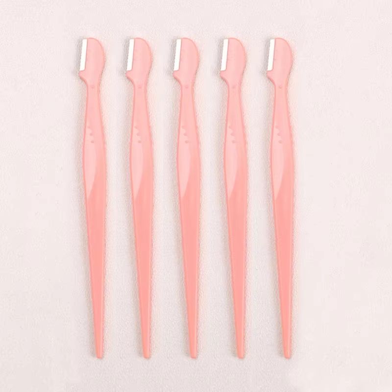 Karsyngirl Straight Handle Round Head Eyebrow Trimmer Set Gentle AntiScratch Razor For Brows And F 14