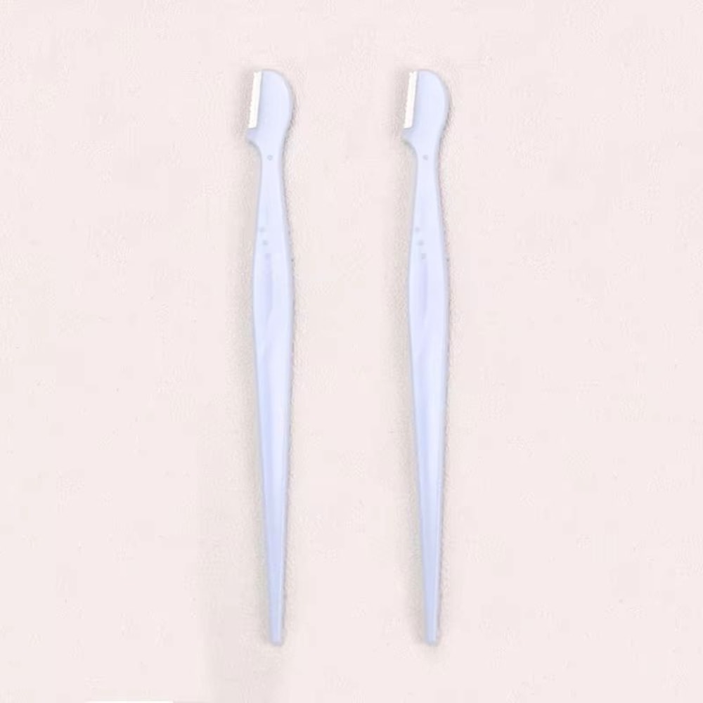 Karsyngirl Straight Handle Round Head Eyebrow Trimmer Set Gentle AntiScratch Razor For Brows And F 6